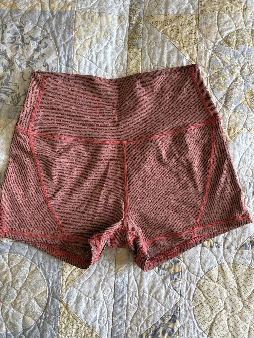 Born Primitive Women's Heathered Rust Bike Shorts